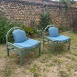 Pair of vintage Baumann armchairs, Argos model