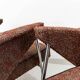 Chaises en métal vintage “Bat” Pologne, années 1960, ensemble de 2
