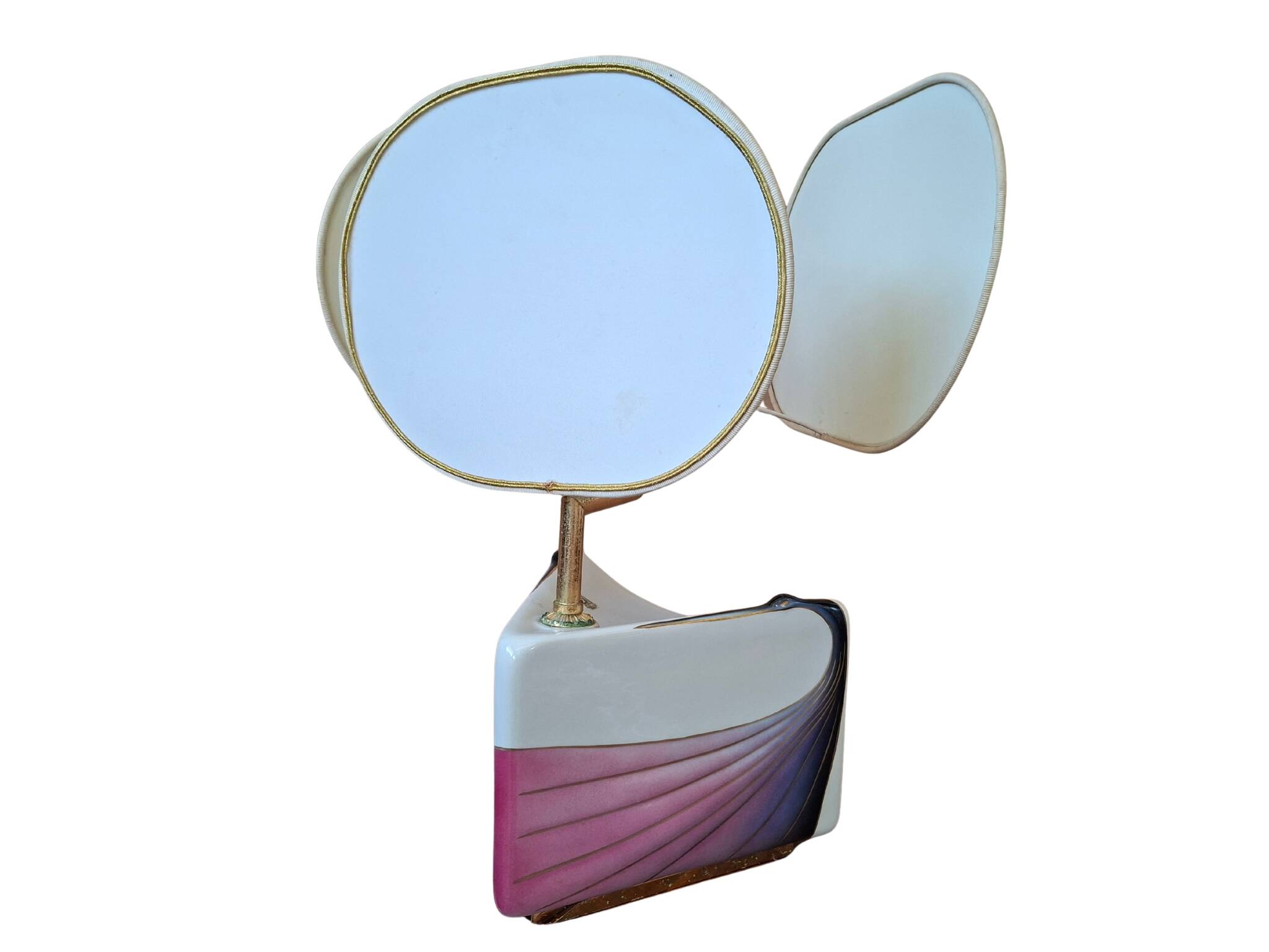 Lampada da tavolo anni '70, realizzata dalla rinomata manifattura ceramica
