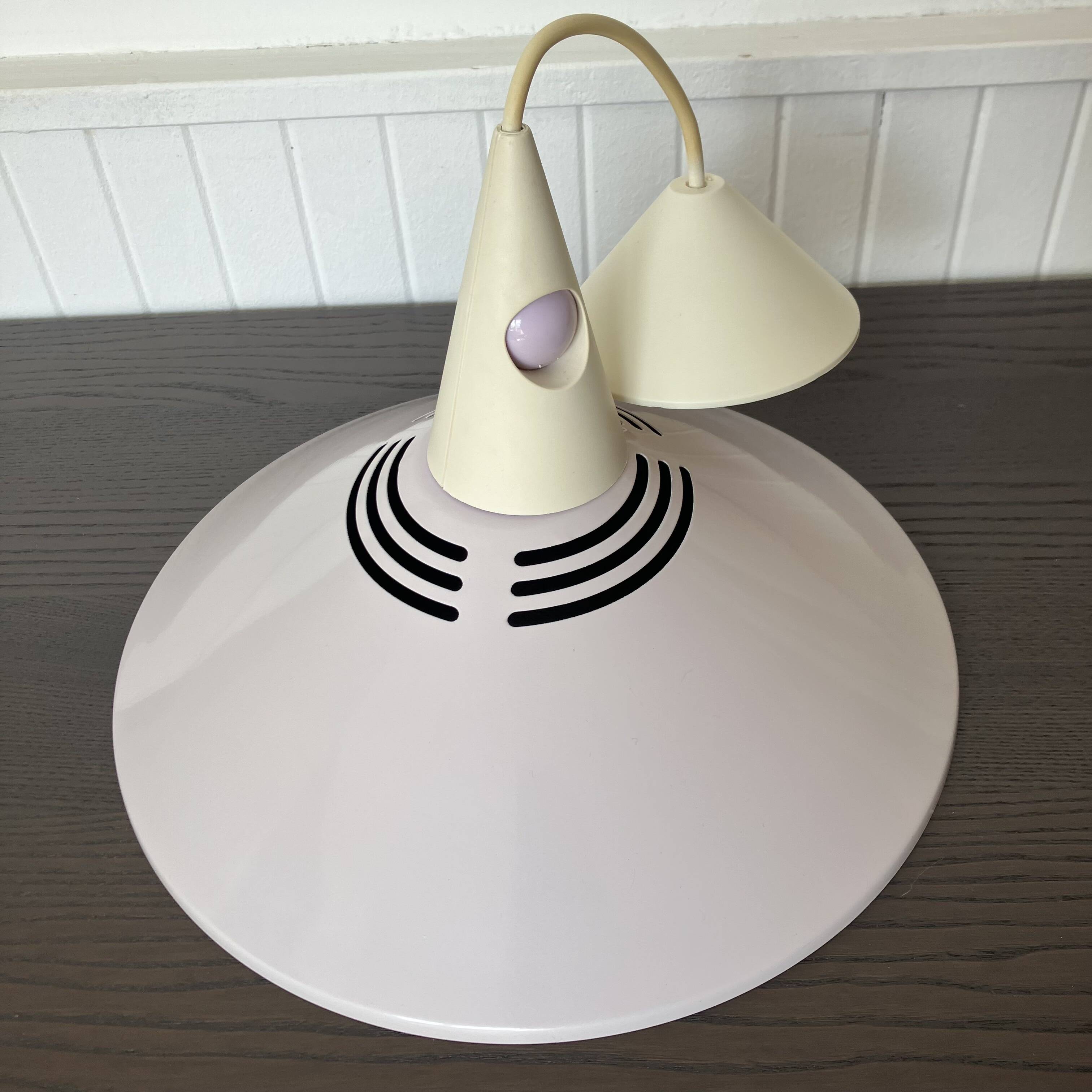 Brilliant lilac postmodern pendant light