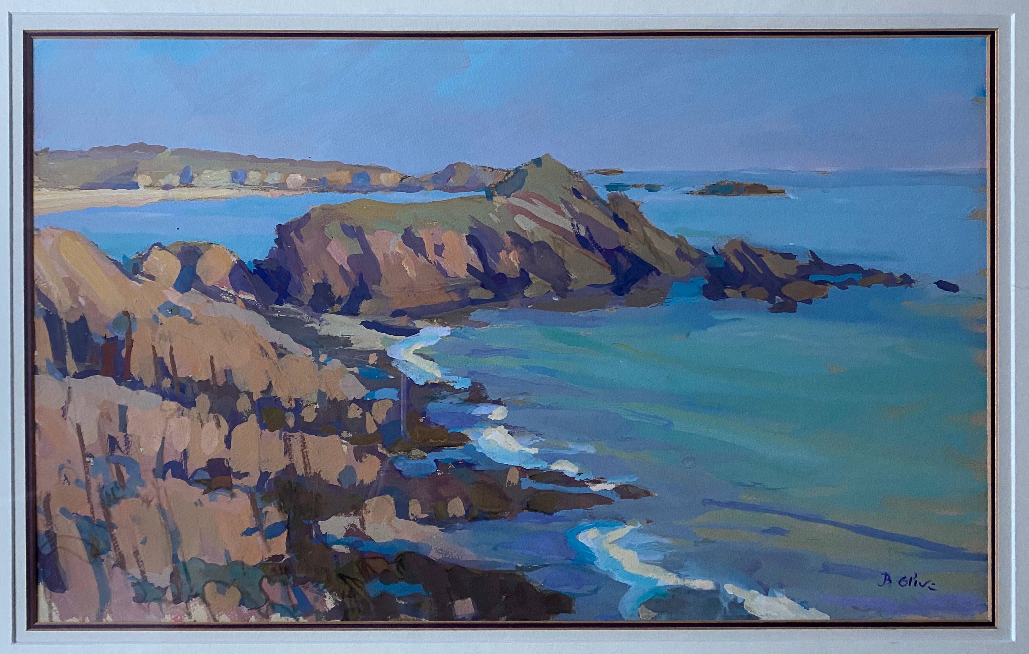 Painting Brittany Seaside + Montparnasse setting