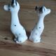 Paire de chiens dalmatiens vintage