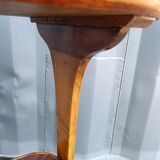 Pair of bedside tables in antique marquetry Louis XVl