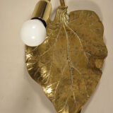 Brass "sheet" wall lamp