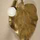 Brass "sheet" wall lamp
