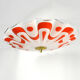 1960s brusel style pendant lamp, designed by J. Junek, Zukov, Czechoslovakia