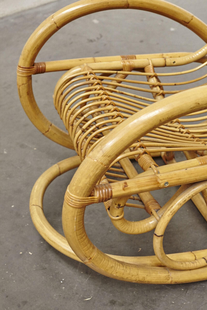 Rattan rocking chair