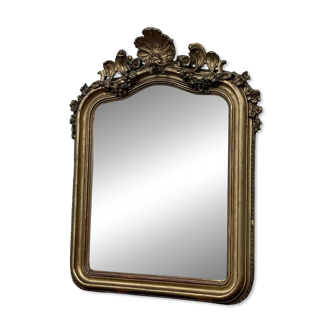 Louis XV mirror, early 19th century, restored.