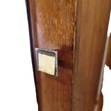 Porte-manteau vintage sur pied avec miroir et armoire