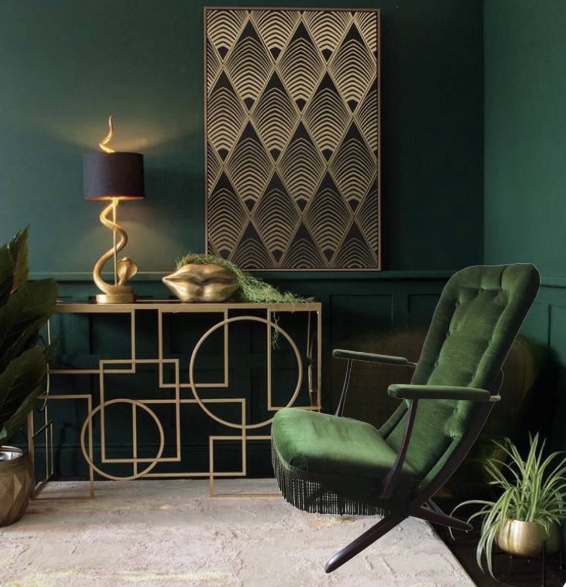 60s Triconfort design armchair