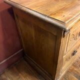 Professional furniture in light oak carved wood