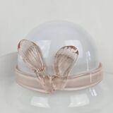 Table Lamp with Brass and Murano Glass, Italy 1970's