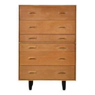 Midcentury chest of drawers / tallboy in teak by stag. vintage modern / d