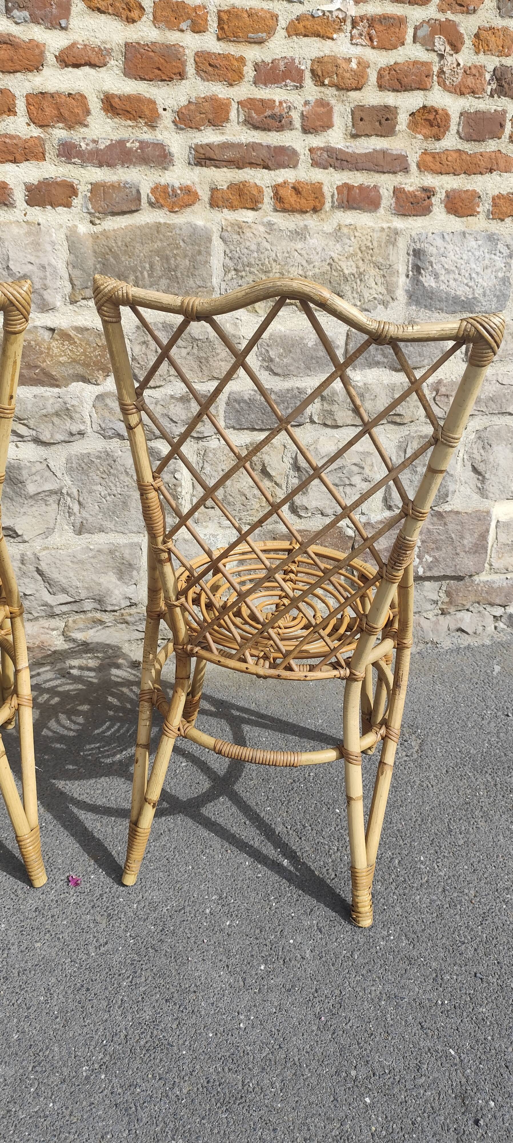 Lot de 4 chaises Louis Sognot
