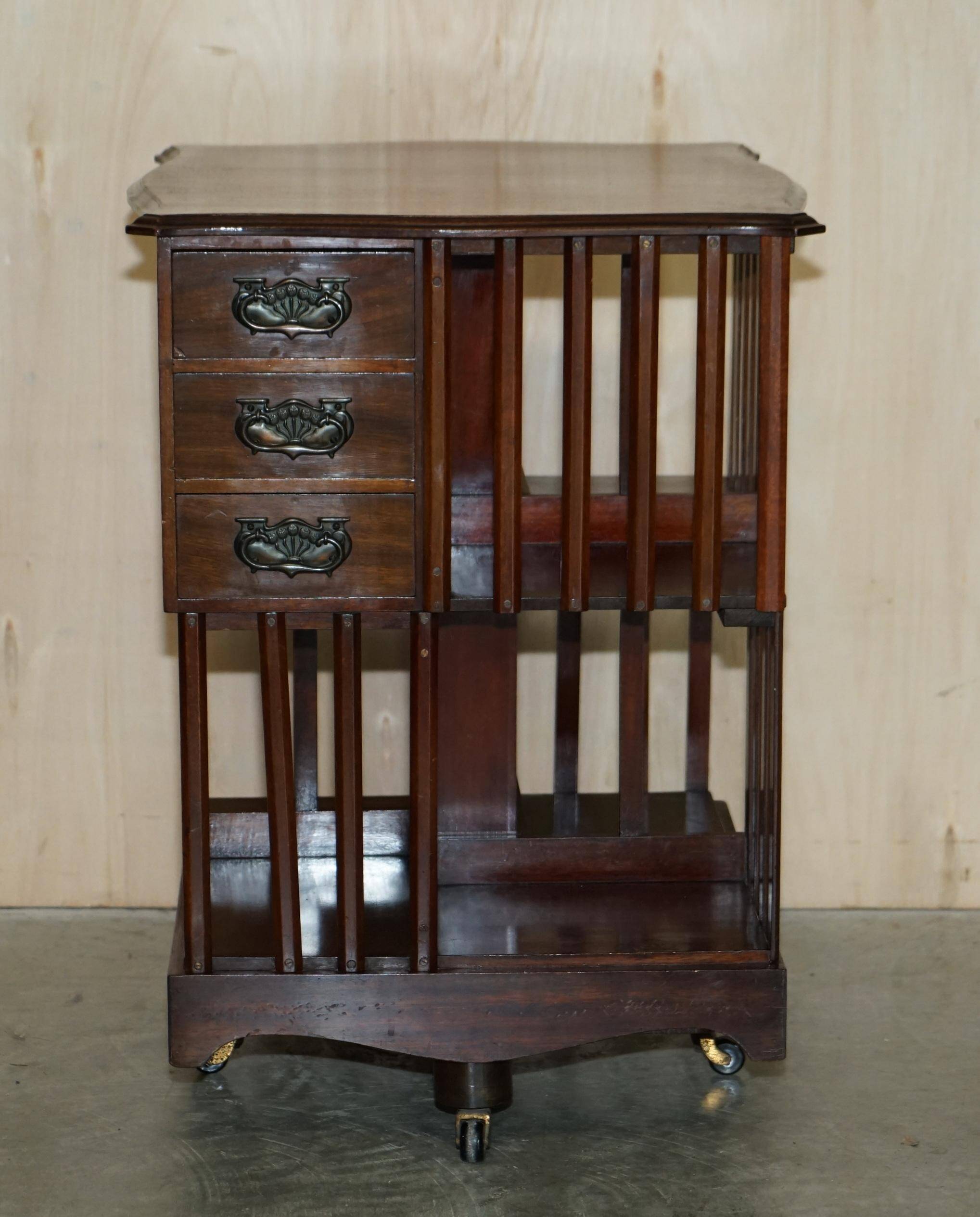 Liberty's London Art Nouveau handles for library table