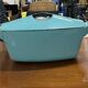 Le Creuset vintage blue casserole dish 5.5L
