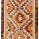 Turkish Handwoven Vintage Herki Kilim 98 cm x 320 cm