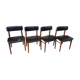Set of 4 Scandinavian chairs by S. Chrobat for Sax
