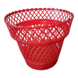 1960 Syla red plastic planter