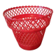 1960 Syla red plastic planter
