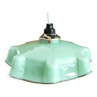 Old green opaline lampshade