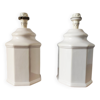 Pair of vintage lamps 1980