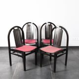 Set of 4 vintage Baumann chairs model Argos