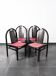 Set of 4 vintage Baumann chairs model Argos