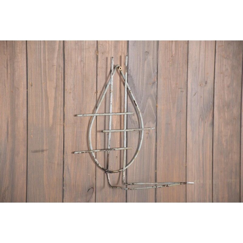 Vintage wall plant rack