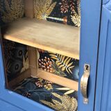 Art Deco window furniture gray blue