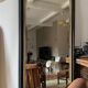 Old very large shop mirror