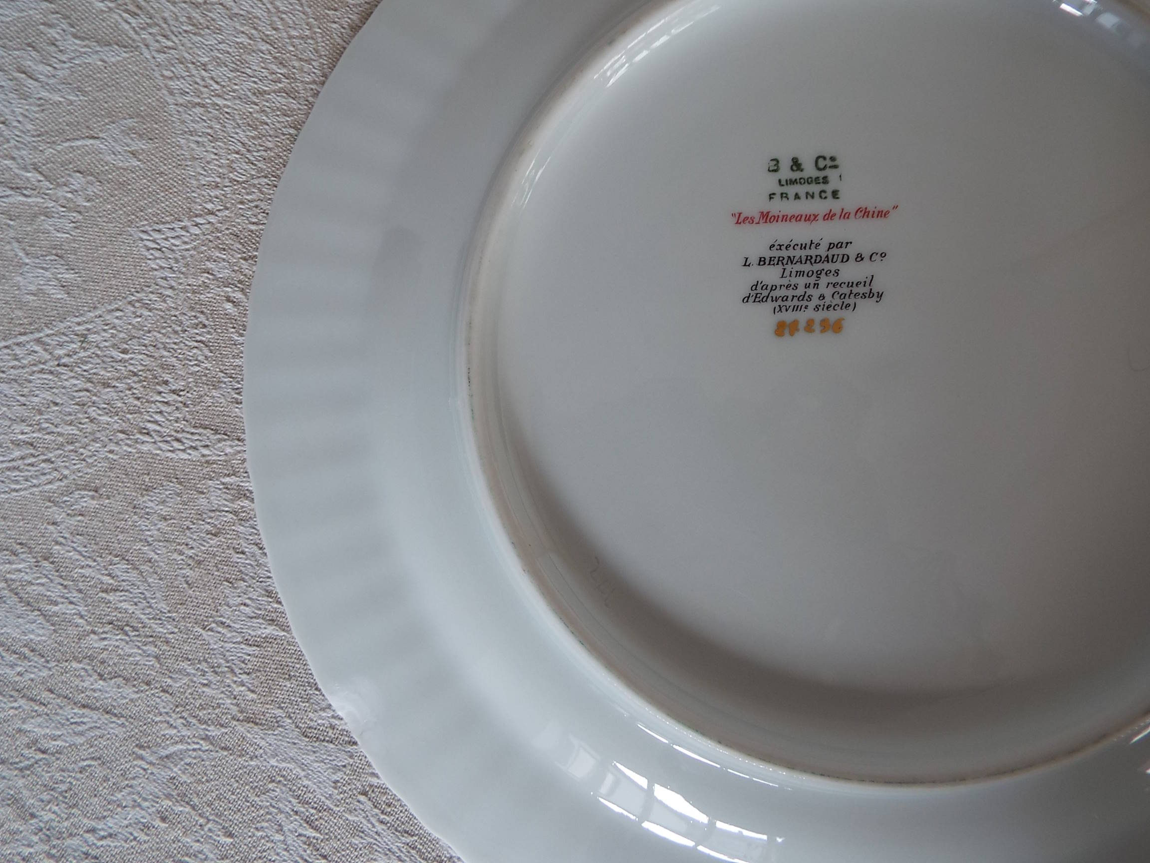 7 bird dessert plates