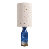 Lampe de table en céramique italienne avec abat-jour sur mesure – 1970