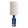 Italian ceramic table lamp with custom shade – 1970