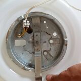 Vintage opaline dome ceiling light from the 60s