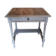 Restored old side table with marble