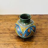 Small Art Deco Ceramic Vase by Massa Holland, Paris 1913