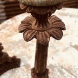 Set of two vintage table candlesticks