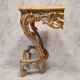 Console de style louis xv sur quatre pieds - bois laqué - 19ème