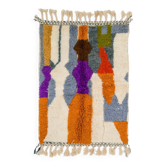 Modern Multicolor Moroccan Berber Rug