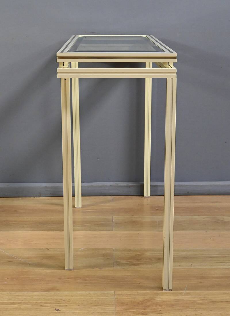 Ensemble Miroir & Console, signés Pierre Vandel – 1970