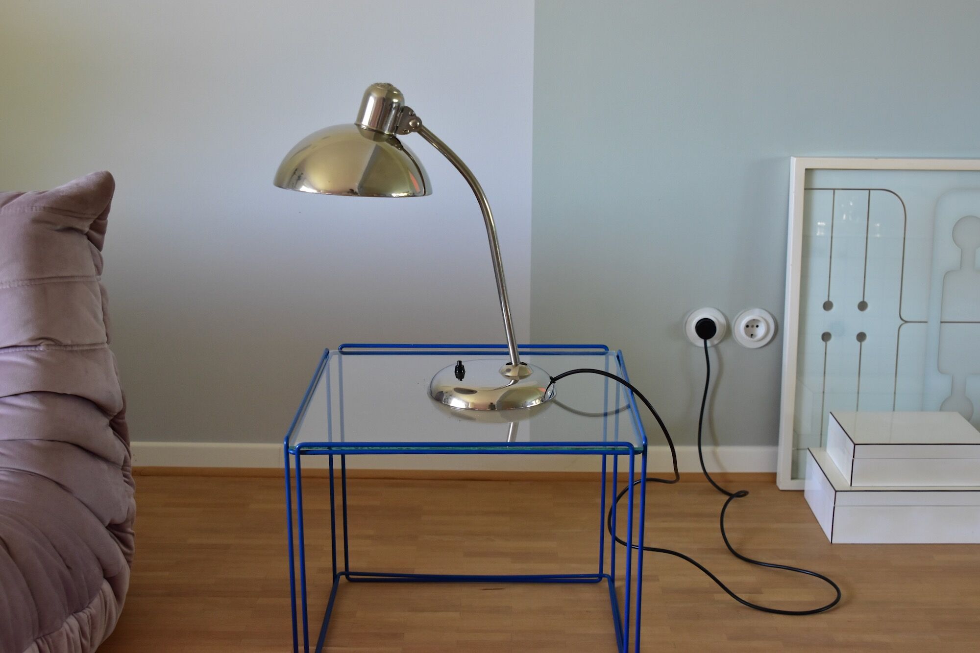 Chrome Christian Dell Table Lamp 6556 by Kaiser Idell Bauhaus, Germany