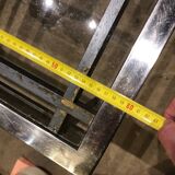 Vintage chrome coffee table