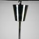 Mid-Century pendant in Murano glass elements and chrome. Italy 1960s