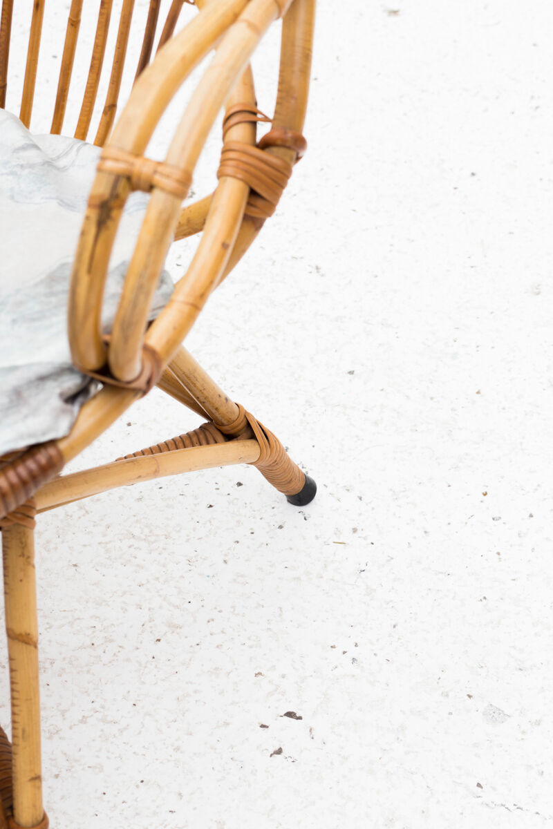 Rattan side chair, Dutch design, 1950’s