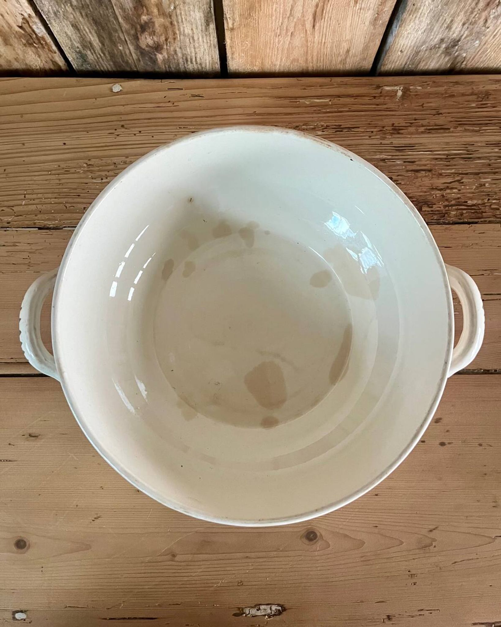 Longwy iron earth soup tureen