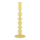 Yellow candle holder