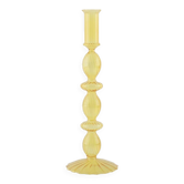 Yellow candle holder