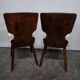 Pair of vintage wooden chairs