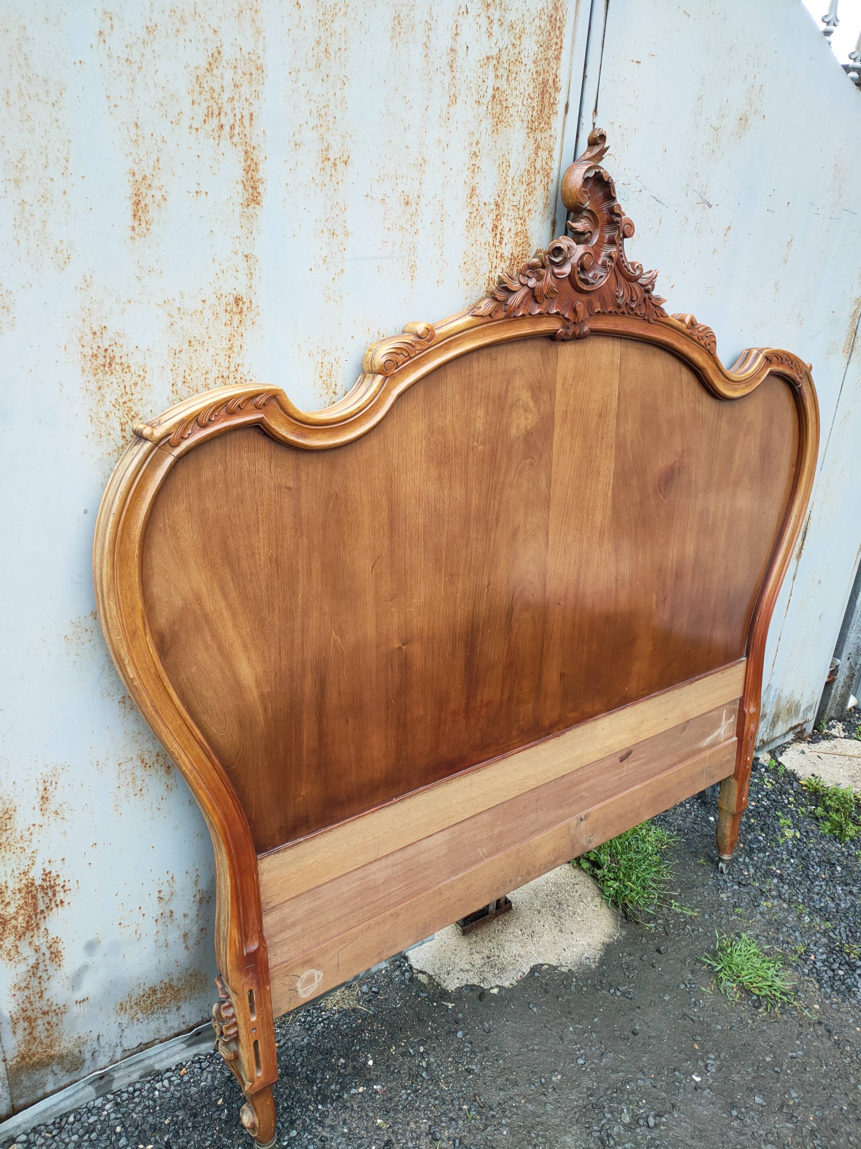 antique Louis XV style headboard